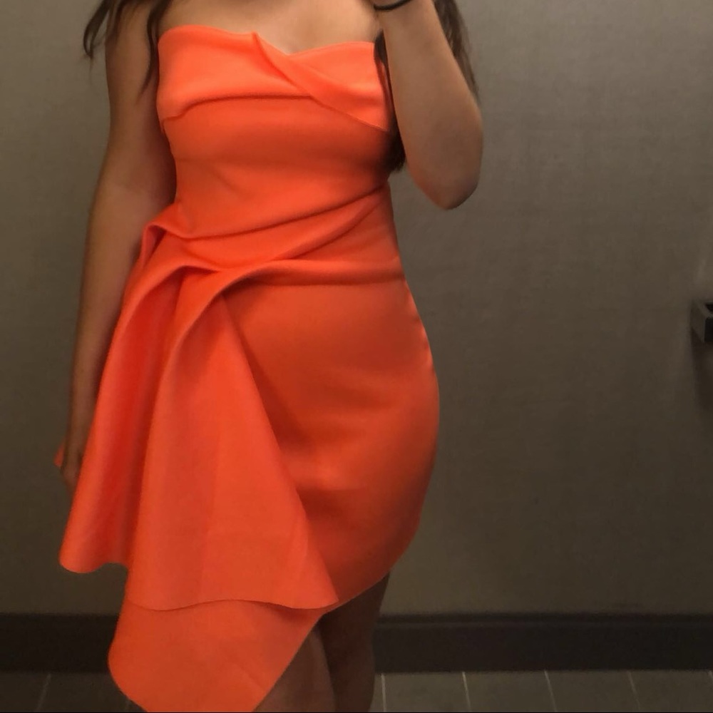 ASOS DESIGN Orange cocktail dress